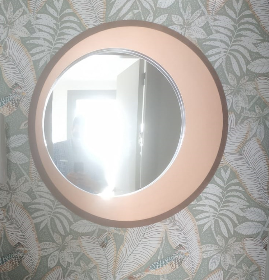 ESPEJO REDONDO METÁLICO