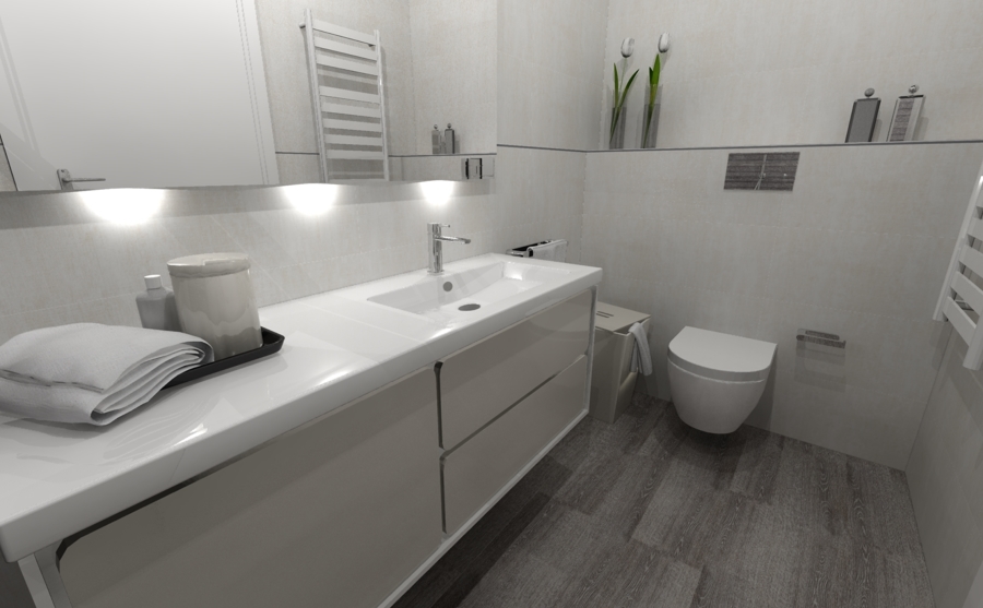 Espejo retroiluminado