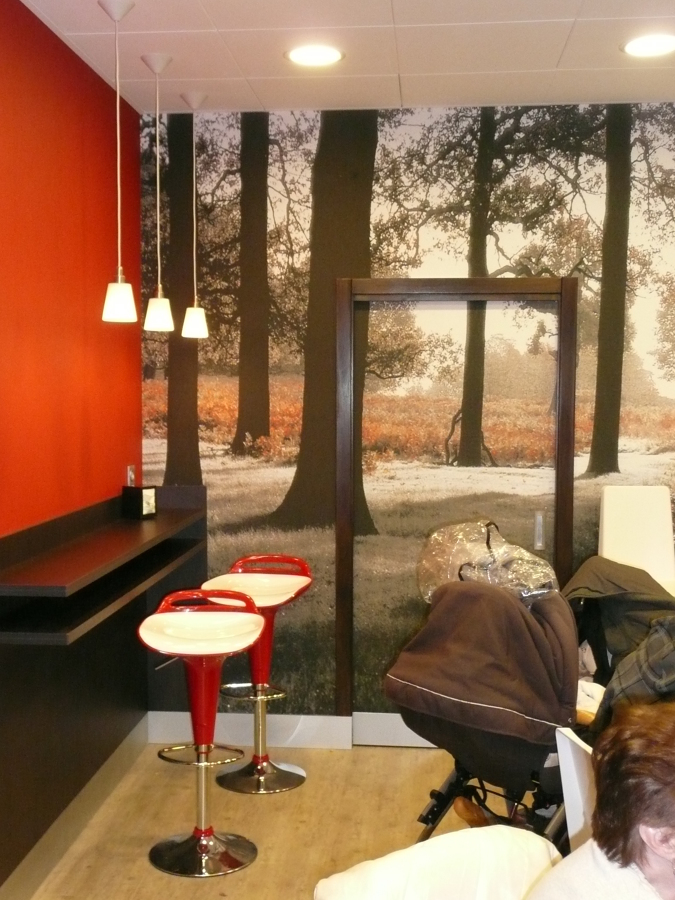 Esquina aprovechada para lectura