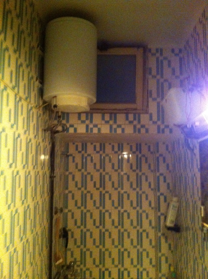 Estado actual del pequeño baño