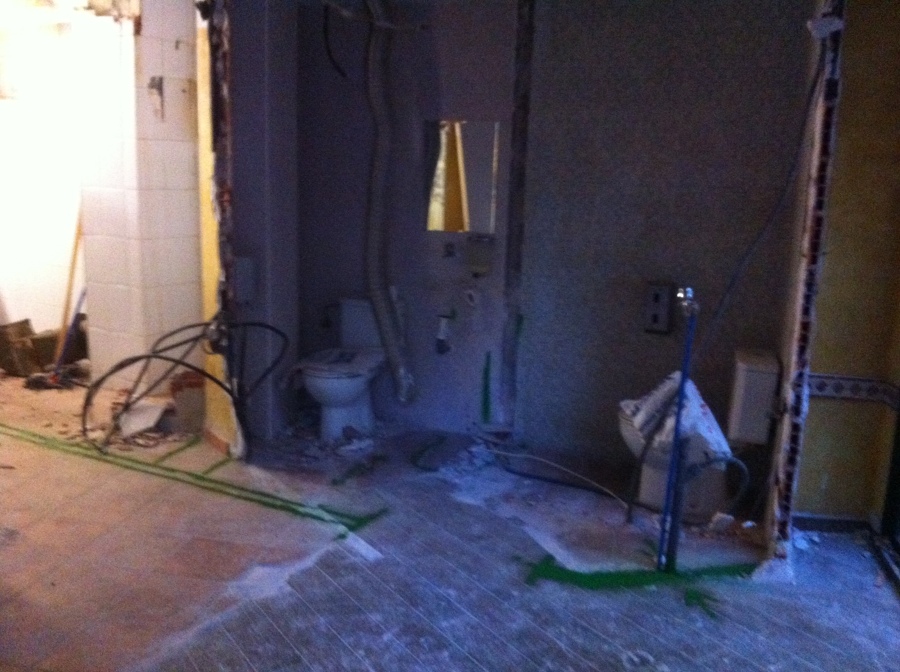 Estado anterior a la reforma - derribos interior