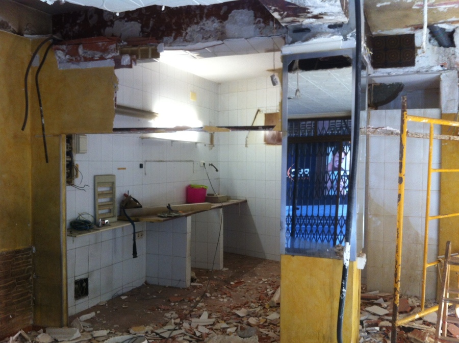 Estado anterior a la reforma - derribos interior