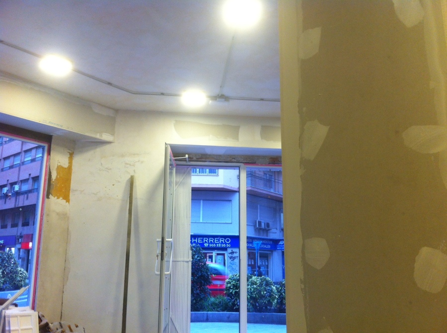 Estado anterior a la reforma - trabajos de pladur e instalación eléctrica