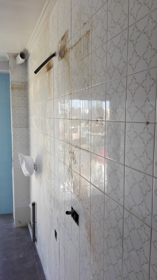 Estado de la cocina antes de la limpieza