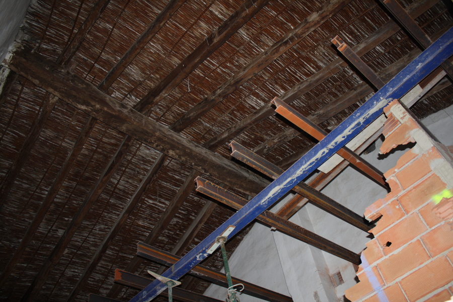 Estado de la cubierta antes de comenzar los trabajos