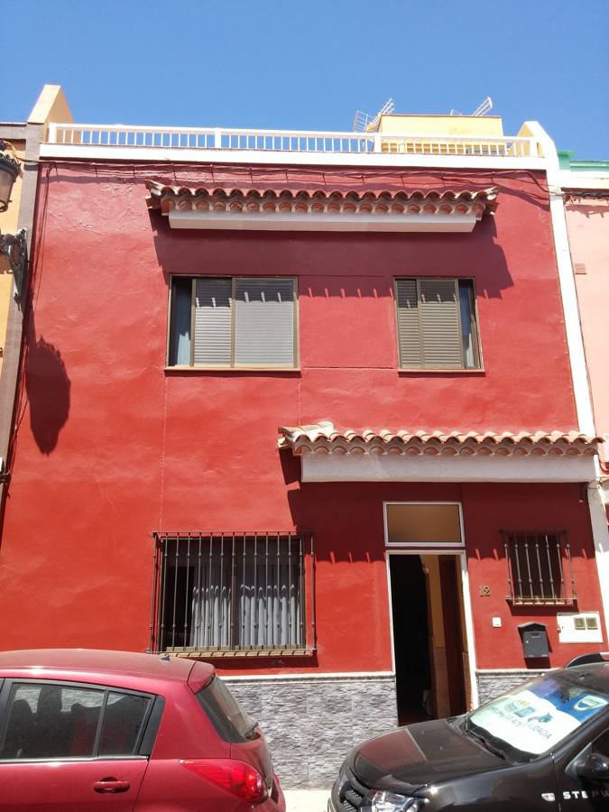 Estado de la fachada previo a los trabajos.