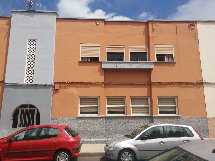 Estado de la fachada previo a los trabajos.