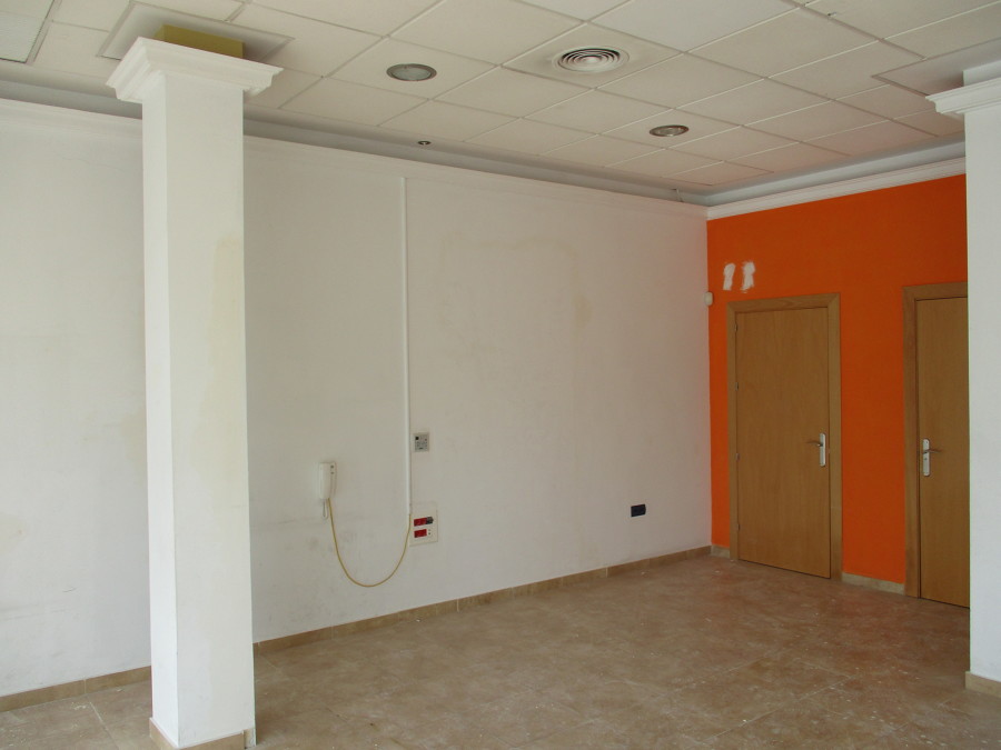 Estado de los paramentos y del falso techo de placas de escayola.