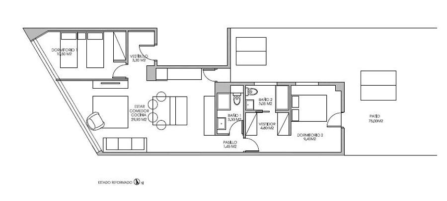 Estado final una vez ejecutada la reforma