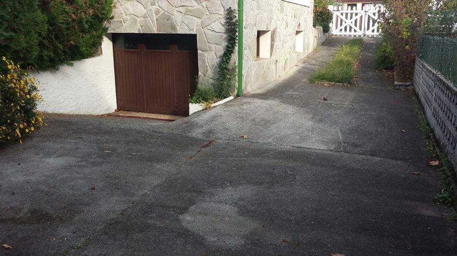 Estado previo de acceso a garaje.