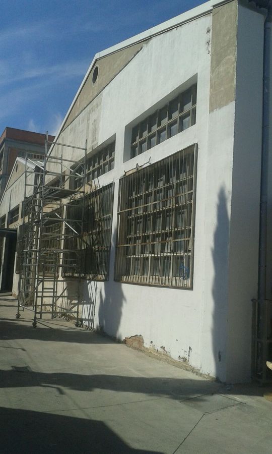 Estado previo trabajos en Naves Industriales