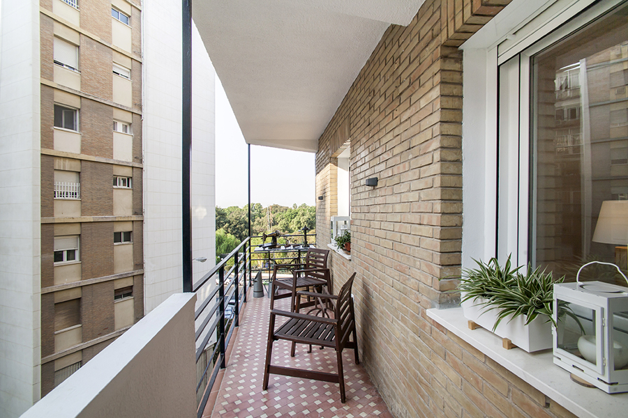 Estado reformado. Terraza