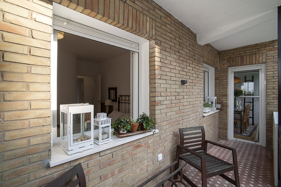 Estado reformado.Terraza