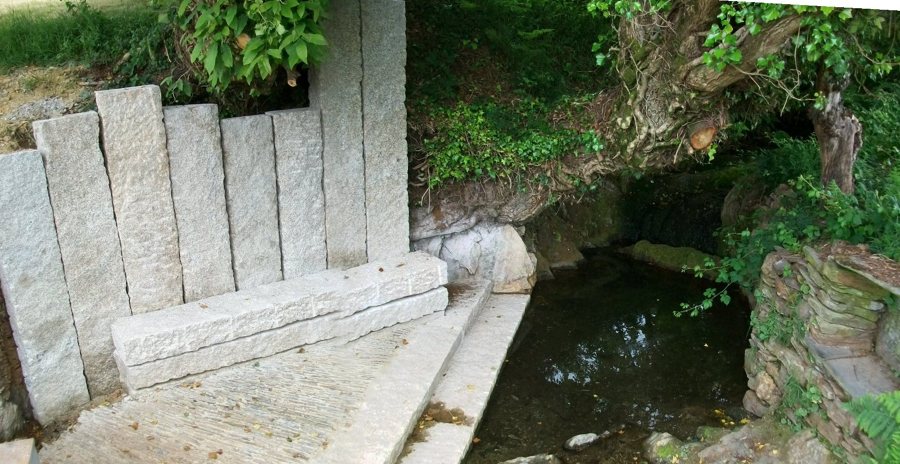 Estanque de agua fresca