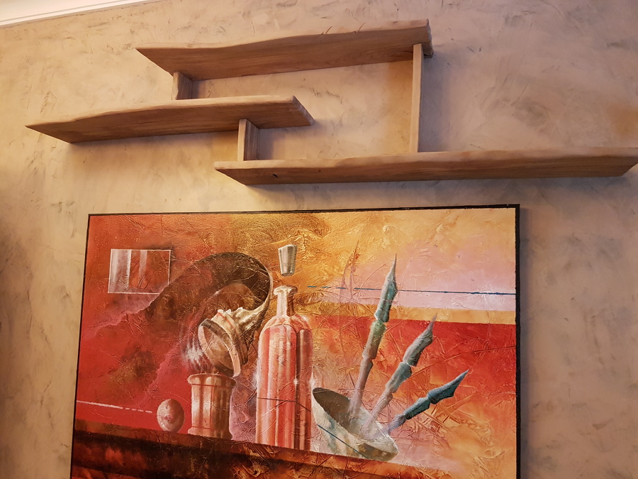 estantería de baño