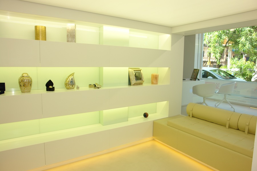 Estanterias, sala de reuniones