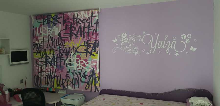 Estor Enrollable con Impresión Digital