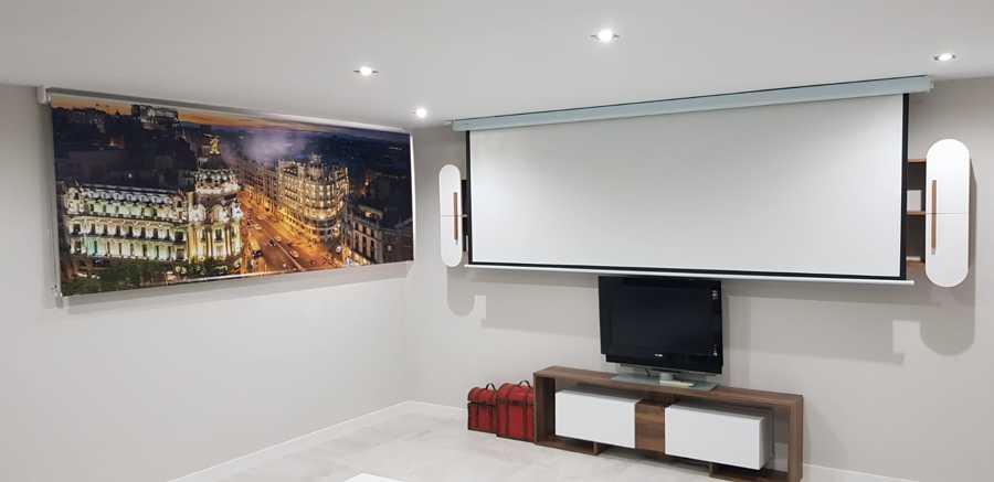 Estor Enrollable con Impresión Digital