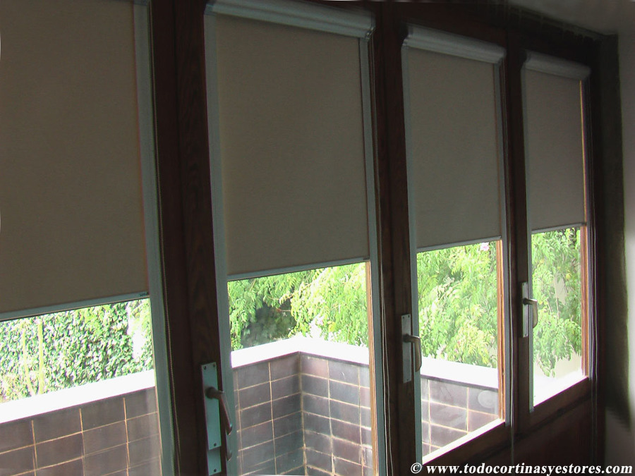 Estores Guiados Cristal con cofre