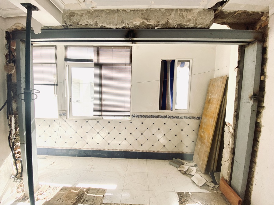 Estructura de hierro