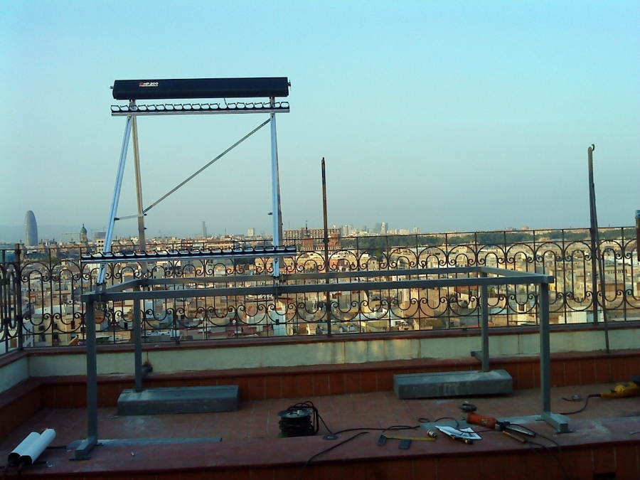 Estructura de los paneles