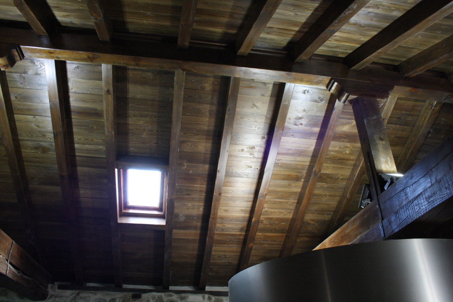 Estructura de madera.