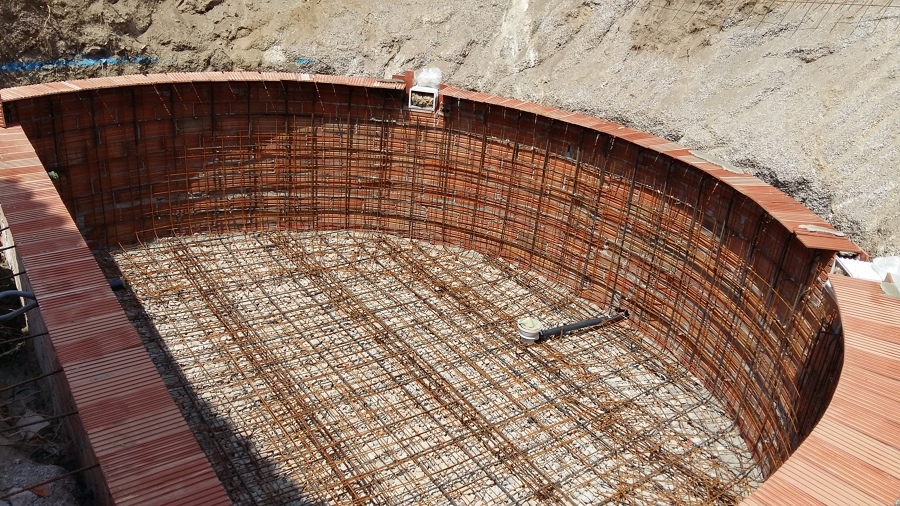 Estructura de piscina