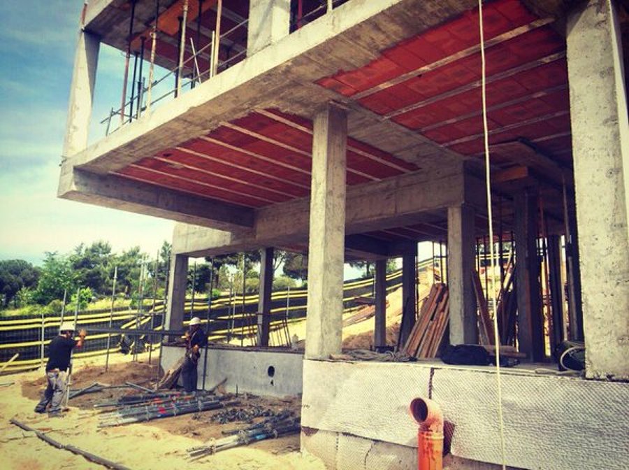 Estructura desafiando la gravedad