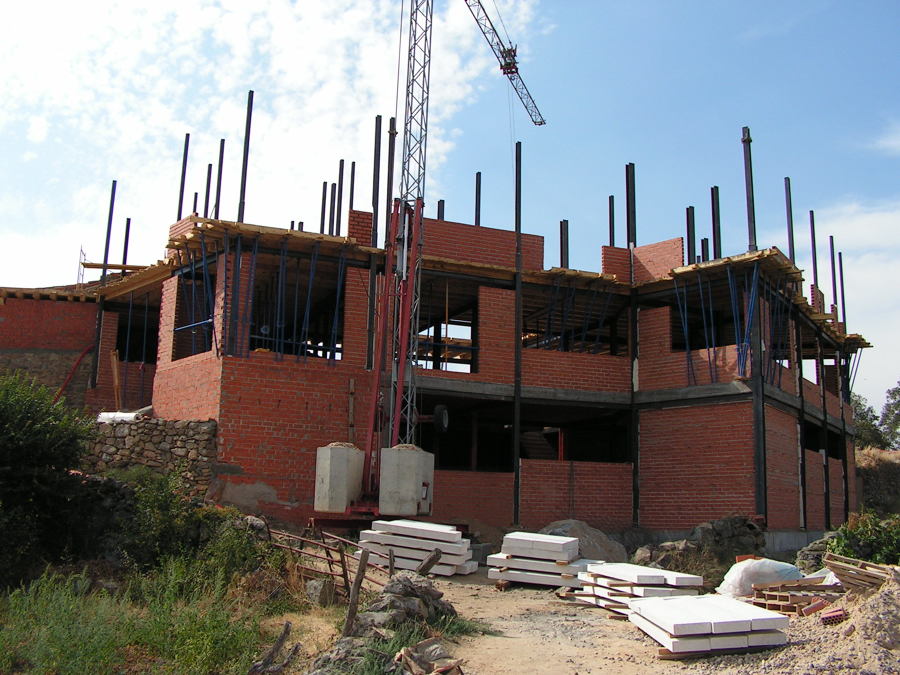 estructura en hierro