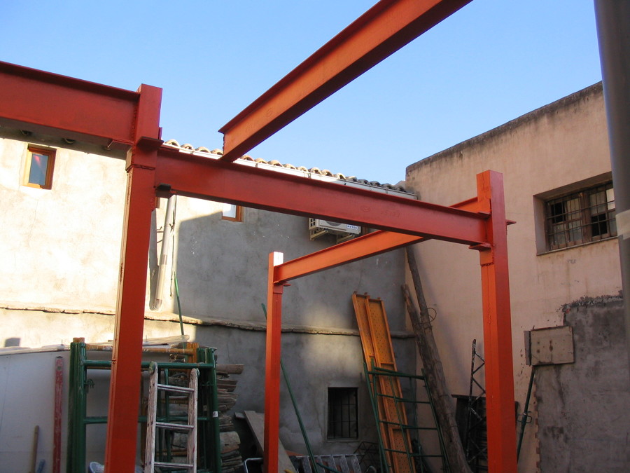 Estructura metalica para una casa en Toledo