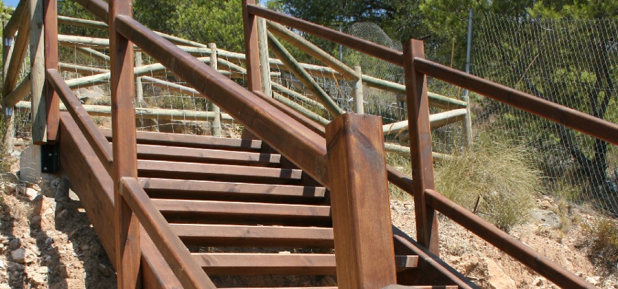 Estructuras de madera en urbanizaciones