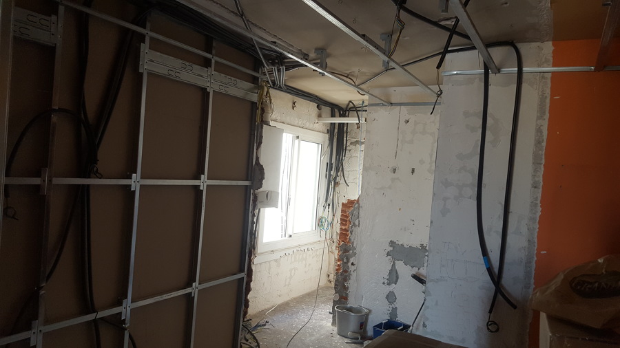 estructuras para pladur techo y paredes