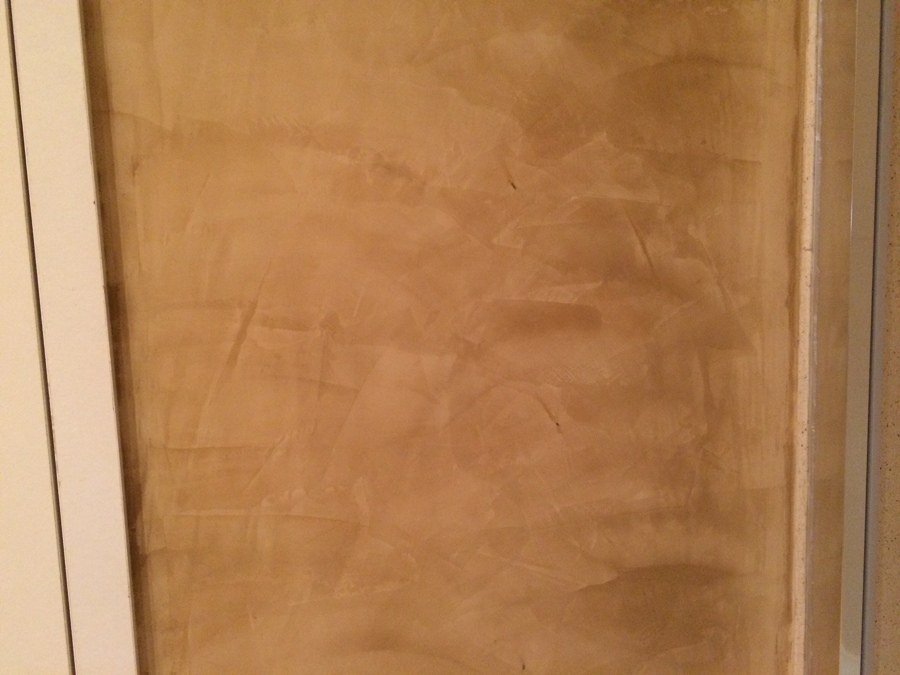 Estucco veneziano en lavabo