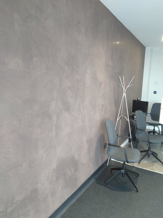 Estuco veneciano en despacho 1