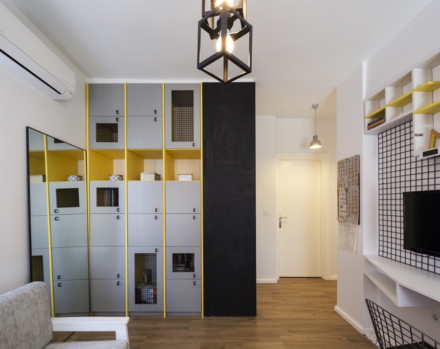 Estudio con colores vibrantes