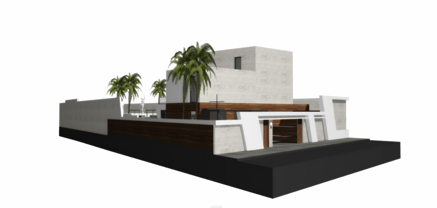 Estudio de materiales de fachada.