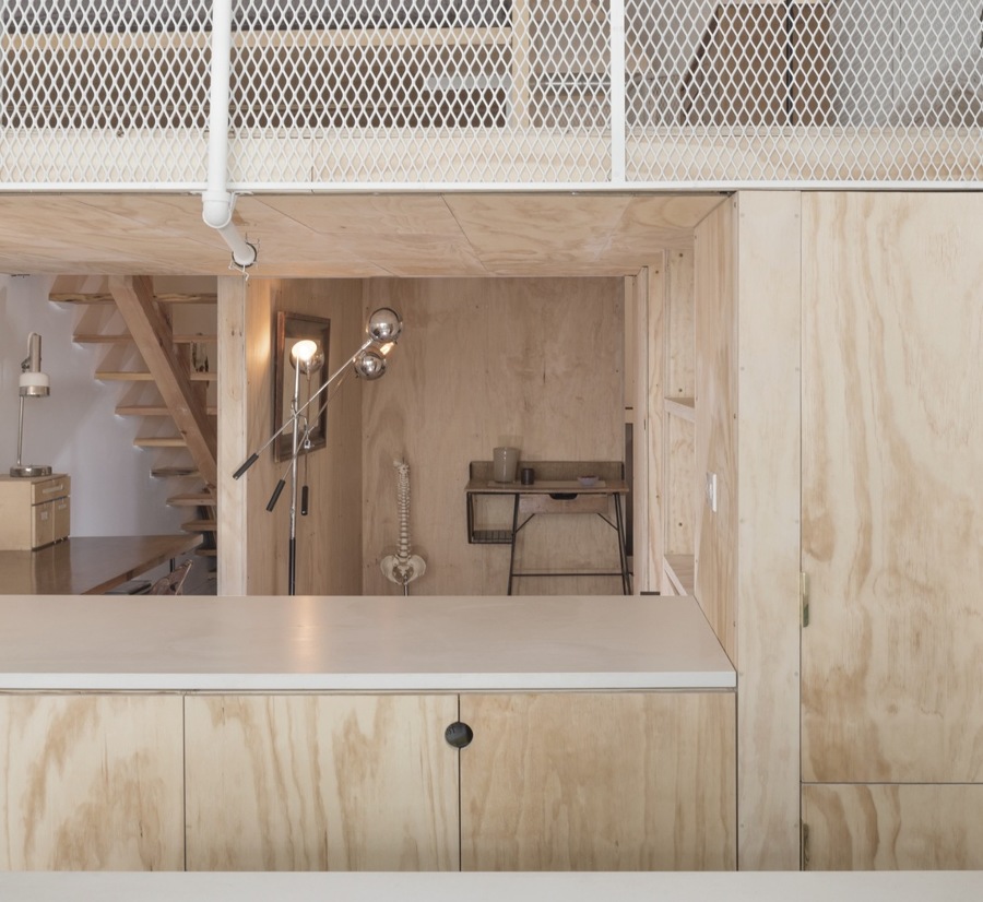 estudio de paredes de madera