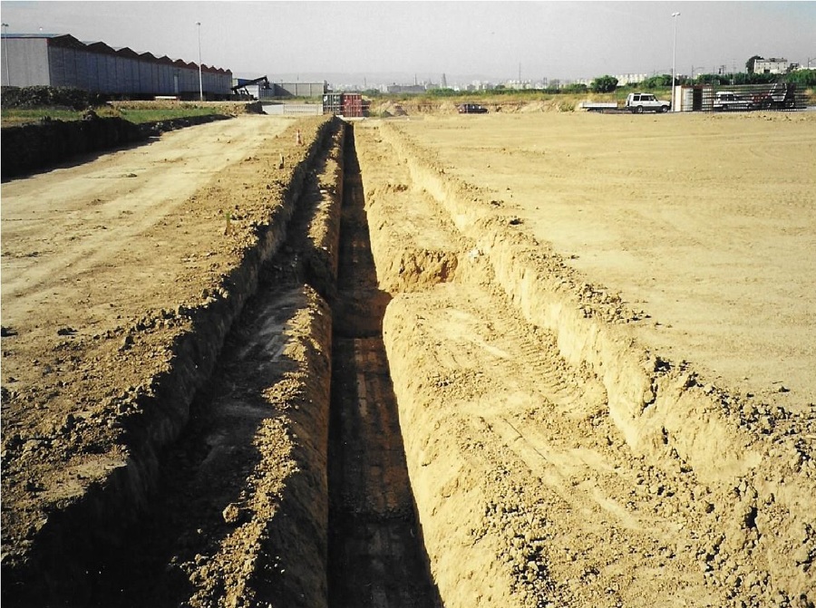 Excabacion para vigas de atado