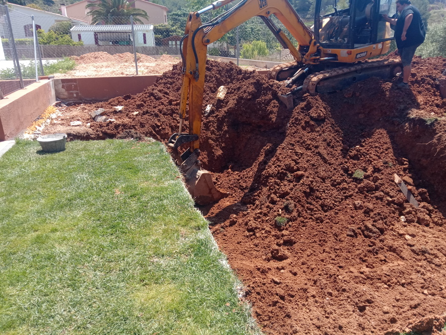 Excavación.