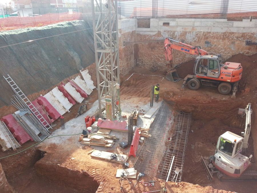 Excavación para vaciado 