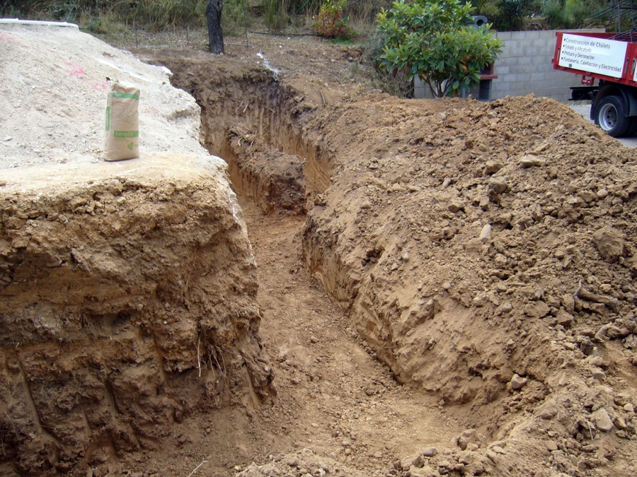 Excavación zanja