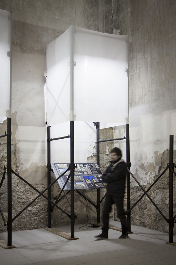 Exposición sobre obras de consolidación estructural en San Jerónimo de Baza.