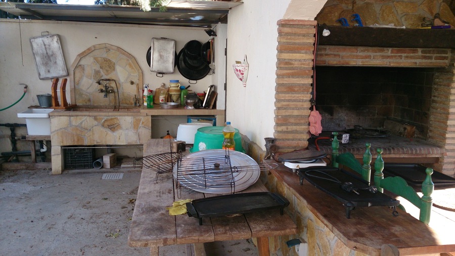 Exterior barbacoa