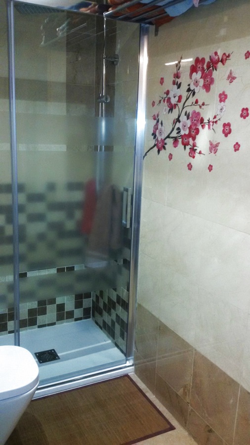 Exterior de la ducha