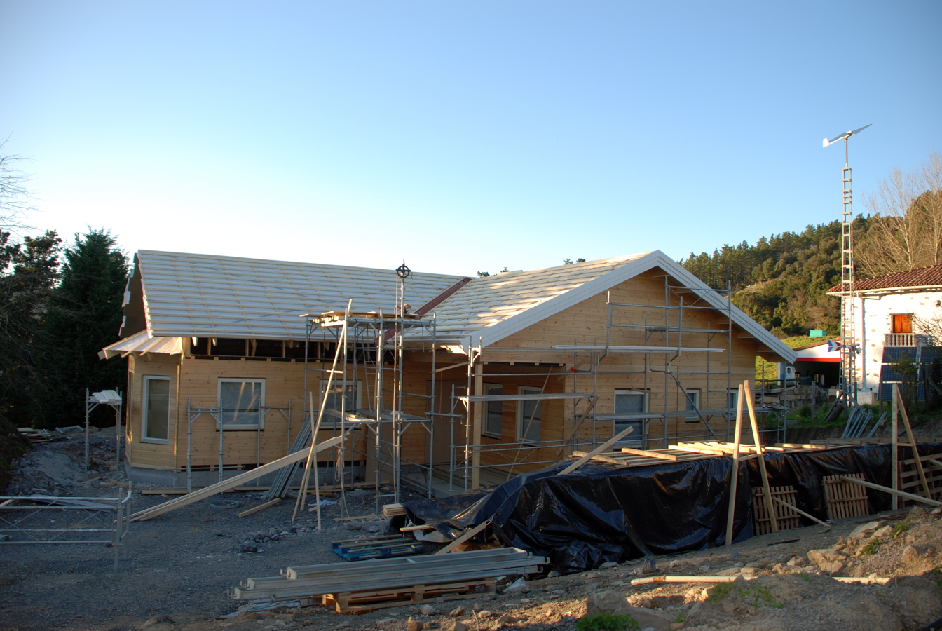 Exterior  en construcción - vivienda prefabricada