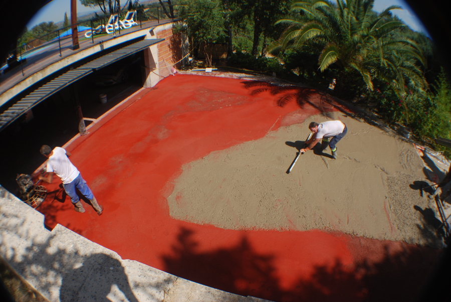 Exteriores. Hormigón Impreso