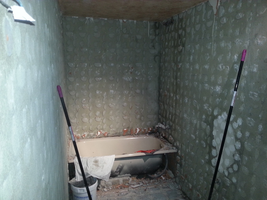 EXTRACCIÓN DE CERÁMICA  Y BAÑERA