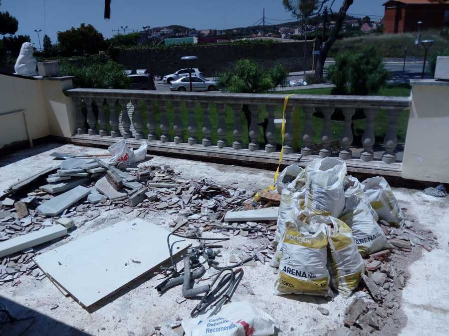 Extracción pavimento antiguo