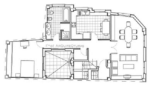 F*g! arQuiteQturas - Vivienda SJ27 - Planta inferior