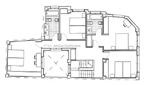 F*g! arQuiteQturas - Vivienda SJ27 - Planta superior
